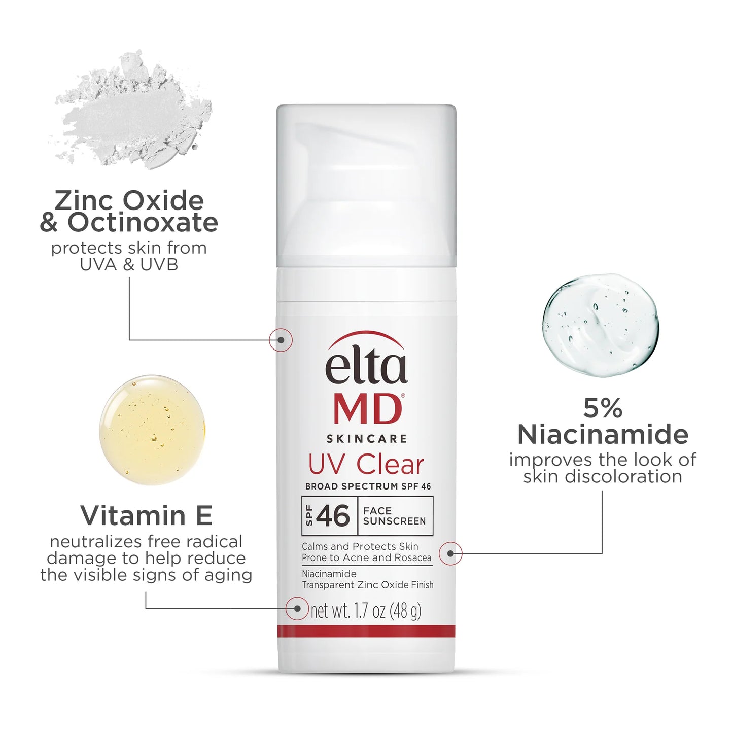 EltaMD UV Clear Broad-Spectrum SPF 46 Sunscreen